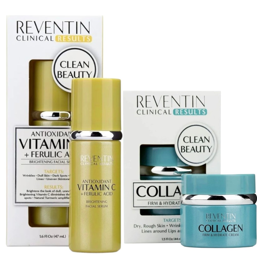 Reventin Clinical Results Vitamin C + Ferulic And Collagen Hydrate Cream (Set 2)